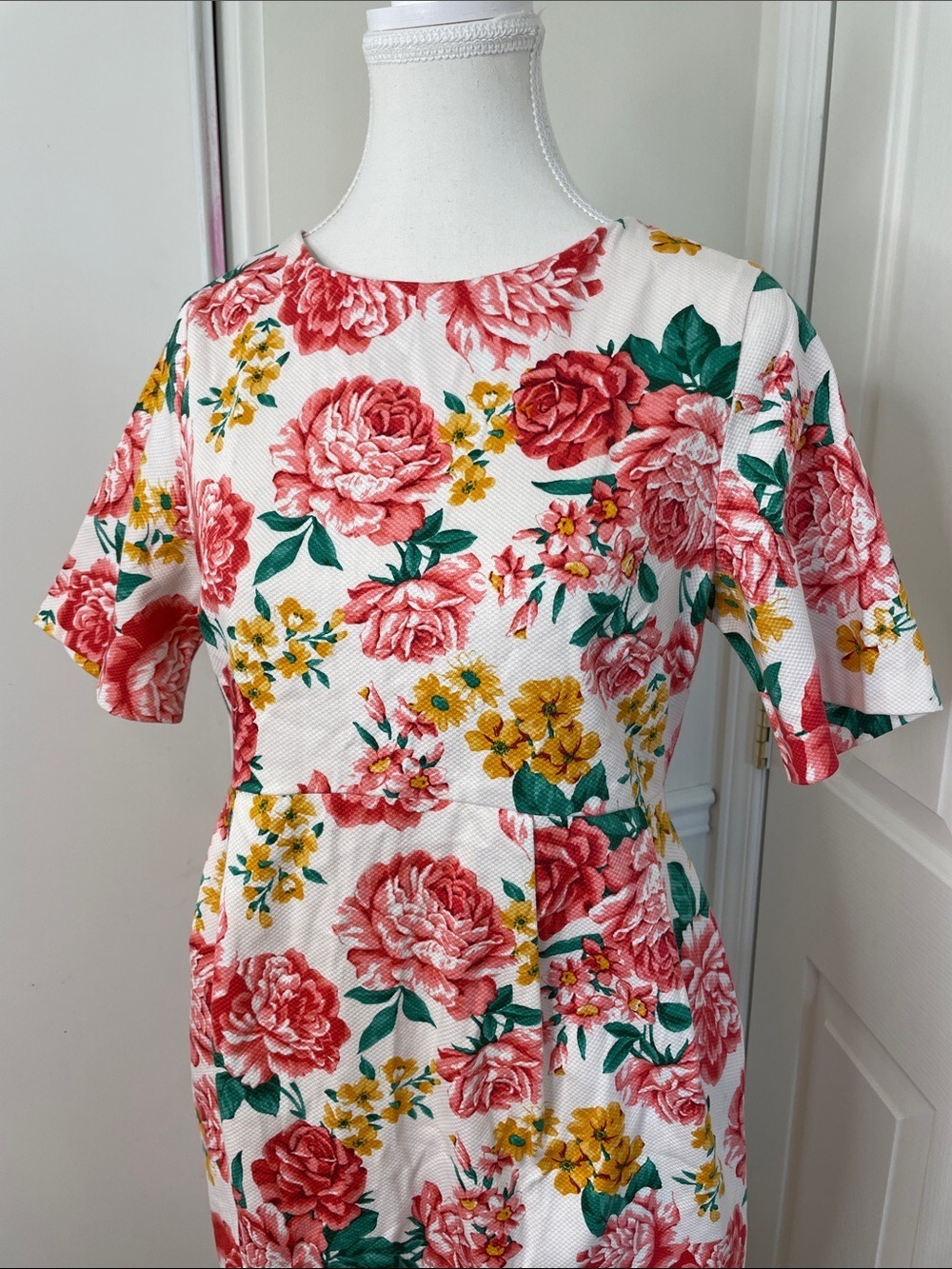 NWT ASOS Maternity Wiggle Floral Midi Dress 6 - Picture 5 of 15